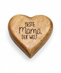 Herz aus Holz mit Gravur - Beste Mama der Welt