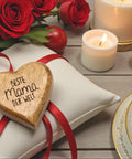 Herz aus Holz mit Gravur - Beste Mama der Welt als Weihnachtsgeschenk