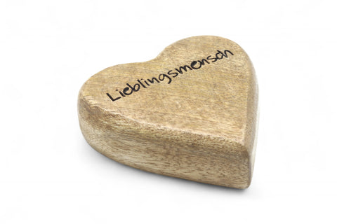 Holzherz mit Gravur Lieblingsmensch
