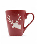 Keramik Tasse Hirsch - Rot