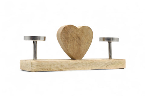 Teelichthalter mit Herz