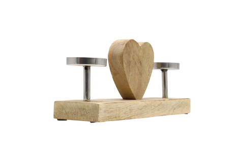 Teelichthalter mit Herz