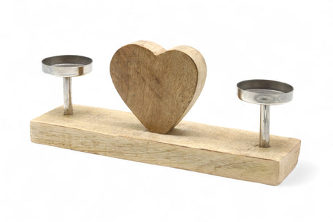 Teelichthalter mit Herz