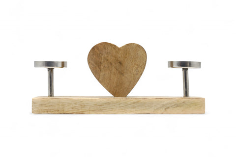 Teelichthalter mit Herz