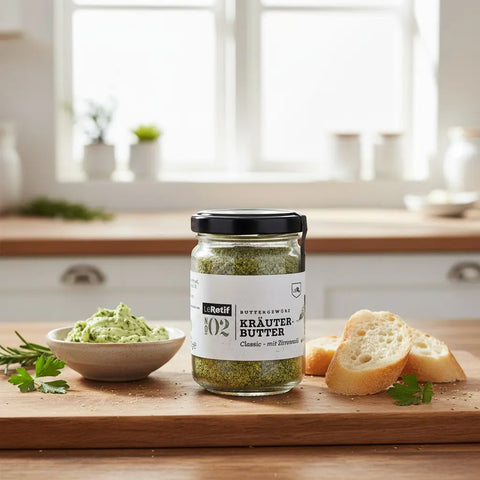 Kräuterbutter Gewürz mit Zitronenöl - Würzmischung für selbstgemachte Kräuterbutter - WALDDESIGNERIN® 