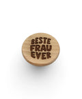 Kühlschrankmagnet „Beste Frau Ever“ aus Holz - WALDDESIGNERIN® 