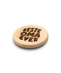 Kühlschrankmagnet „Beste Oma Ever“ aus Holz - WALDDESIGNERIN®