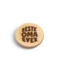 Kühlschrankmagnet „Beste Oma Ever“ aus Holz - WALDDESIGNERIN®