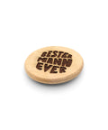 Kühlschrankmagnet „Bester Mann Ever“ aus Holz - WALDDESIGNERIN®