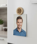 Kühlschrankmagnet „Bester Mann Ever“ aus Holz - WALDDESIGNERIN®