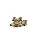 Kühlschrankmagnet Yoga Fuchs aus Holz