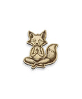 Kühlschrankmagnet Yoga Fuchs aus Holz