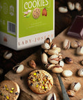 LADY JOSEPH COOKIES mit Pistazien und dunkler Schokolade