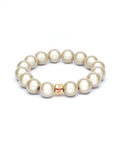 Magic Pearl Perlenarmband "Champagner" 10mm