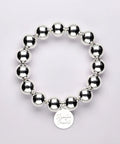 Magic Pearl Perlenarmband "Chunky" 8mm - Silber
