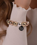 Magic Pearl Perlenarmband "Chunky Tricolor"
