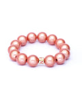 Magic Pearl Perlenarmband "Apricot" 14mm
