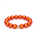 Magic Pearl Perlenarmband "Oranje" 8mm
