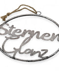 Dekonhänger "Sternen Glanz" Aluminium