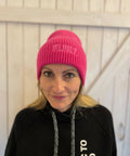 WILDBLUT® Mütze Pink - 100% Merinowolle - Hergestellt in Deutschland