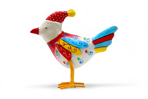 Mützen Vogel aus Blech - Deko kaufen im Sauerland / Eslohe - Wenholthausen