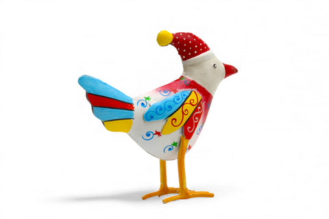 Mützen Vogel aus Blech - Deko kaufen im Sauerland / Eslohe - Wenholthausen