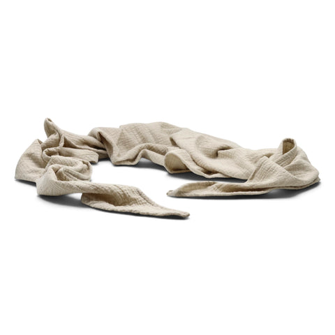 Musselinschal / Dreieckstuch XXL in Beige - WALDDESIGNERIN® 