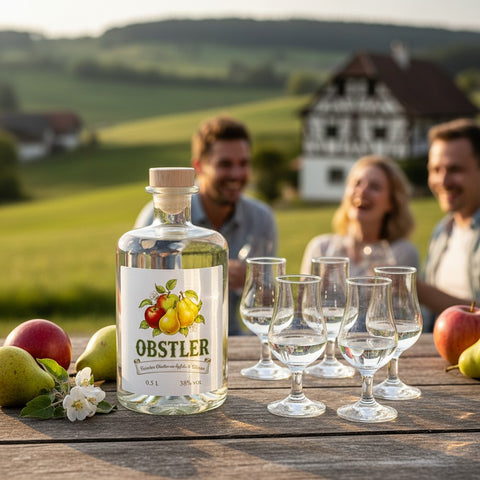 Obstler aus Äpfeln & Birnen au dem Sauerland
