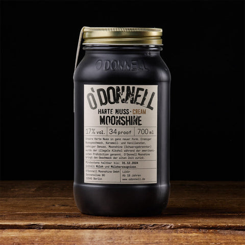 O’DONNELL MOONSHINE - Harte Nuss Cream - 700 ml - WALDDESIGNERIN® 