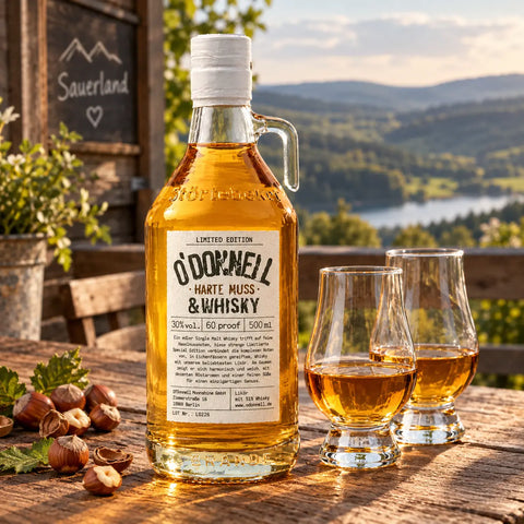 O’DONNELL MOONSHINE Whisky & Harte Nuss - 700 ml - WALDDESIGNERIN® 