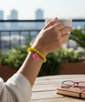 Perlenarmband Gelb mit Smiley - PEARLS® - Jetzt im Sauerland kaufen!