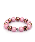 Perlenarmband Wild Magic - Leo Rosé 14mm