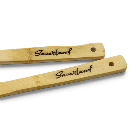 Salatbesteck aus Holz / Bambus mit Gravur Sauerland - WALDDESIGNERIN® 