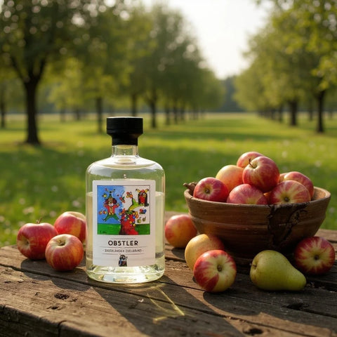 Sauerländer Obstler aus Äpfeln und Birnen