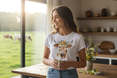 T-Shirts mit Sauerlandmotiven kaufen - Kuh