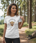 Damen T-Shirt Sauerland meine Heimat mit Kuh