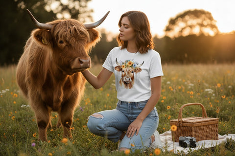 T-Shirts mit Sauerlandmotiven kaufen - Kuh