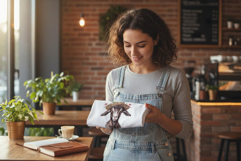 Damen T-Shirt Sauerland meine Heimat mit Kuh