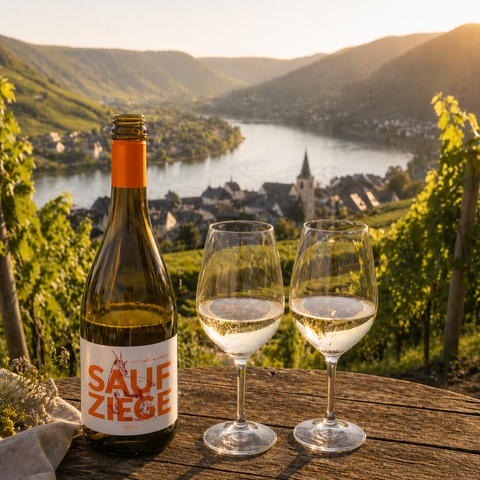 Saufziege Secco - frech. wild. wunderbar. Im Sauerland kaufen