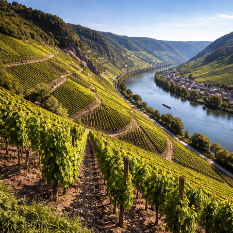 Saufziege Wein von der Mosel - frech. wild. wunderbar.