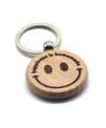 Schlüsselanhänger aus Holz - Rund - Happiness is Homemade