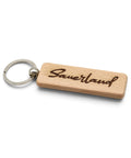 Holz-Schlüsselanhänger „SAUERLAND“ - WALDDESIGNERIN® 