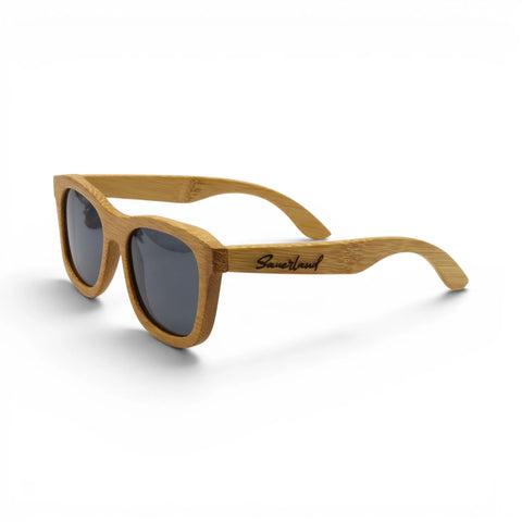 Sonnenbrille Bambus mit Sauerland Gravur - Grey