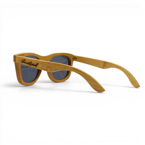 Sonnenbrille Bambus mit Sauerland Gravur - Grey