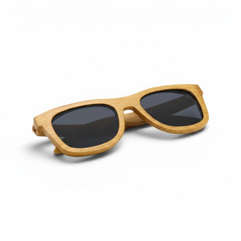 Sonnenbrille Bambus mit Sauerland Gravur - Grey