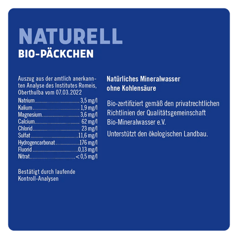 Stiftsquelle Mineralwasser Landpark NATURELL 0,5 Liter still – WALDDESIGNERIN®