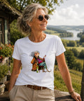 Damen T-Shirt - "Oma Elli" - 100 % Baumwolle - WALDDESIGNERIN® 