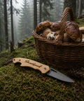 Wunderschönes Klappmesser mit edlem Holzgriff und hochwertiger Lasergravur „SAUERLAND“ – ein praktischer und stilvoller Begleiter für jede Wanderung.
