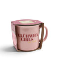 Tasse „Glühwein Girls on Tour“ in Rosa - Kultbecher für Mädelsabende - WALDDESIGNERIN® 