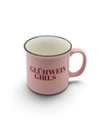 Tasse „Glühwein Girls on Tour“ in Rosa - Kultbecher für Mädelsabende - WALDDESIGNERIN® 